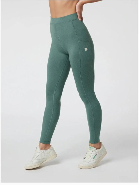 Vuori Pants - Vuori Granite Pocket Dreamknit Leggings Sea Pine Heather Green Medium *NO Tag